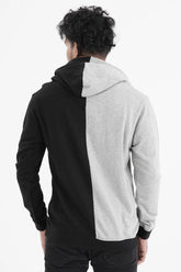 Men's Hoodie (Grey Black)